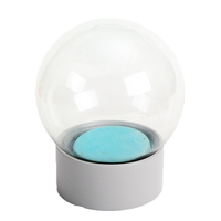 Souvenir cadeau touristique personnalisé OEM & ODM taille 80mm 100mm 120mm boule d'eau vide base en résine verre boule à neige en plastique