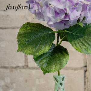 زهور هيدرانجيا زرقاء اصطناعية مصنوعة يدويًا من البلاستيك لتزيين المنزل وحفلات الزفاف وأعياد الميلاد - Product Image 6