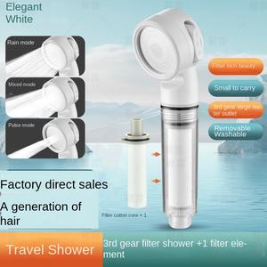 ที่กรองน้ำฝักบัวขนาดเล็กแบบพกพาได้สำหรับโรงแรมบ้านการทำให้บริสุทธิ์ในห้องน้ำการเดินทางแบบสากลหัวสเปรย์ทรงพลังสำหรับประเทศไทย - Product Image 6