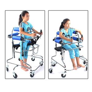 JINGRAN Crystal Companion Cerebral Palsy Children <strong>Wheeled</strong> <strong>Walker</strong> CE Certified 100kg Capacity Middle-aged Elderly Stroke - Product Image 2