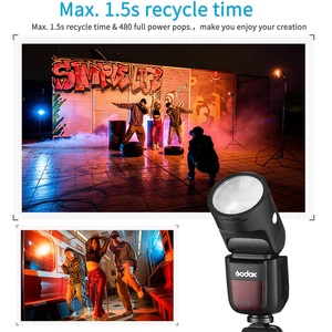 <span class=keywords><strong>Flash</strong></span> TTL Li-ion à tête ronde V1 C/N/S/F/O/P pour appareils photo – Kit <span class=keywords><strong>flash</strong></span> Speedlite pour appareils photo - Product Image 6