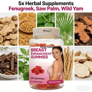 OEM/ODM Brust-Gummis für Frauen zur Brustunterstützung & Gesundheit 5X Kräuterergänzungsmittel Sägepalme, Wilde Yamswurzel für BBL-Kurven, Zuckerfrei Vegan - Product Image 6