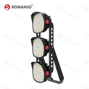 ไฟสปอร์ตไลท์ LED กำลังสูง 400W 600W 1200W มาตรฐาน IP66 ให้ความสว่าง 150LM/W ได้รับการรับรอง ETL SAA พร้อมระบบหรี่ไฟ DMX DALI 0-10V สำหรับสนามฟุตบอล - Product Image 2