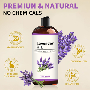 Huile <span class=keywords><strong>de</strong></span> lavande <span class=keywords><strong>de</strong></span> qualité cosmétique USDA, 100% pure, biologique, pressée à froid, huiles essentielles, aromathérapie, diffuseur, soin <span class=keywords><strong>de</strong></span> la peau, raffermissant, vente en gros - Product Image 3