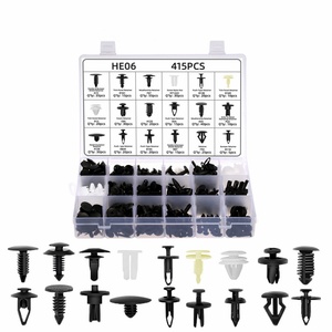 He06 415pcs Nylon xe Bumper bánh xe lông mày Fender vít Đinh tán đẩy loại người lưu giữ <span class=keywords><strong>Clip</strong></span> mà không có công cụ cho cửa xe - Product Image 2