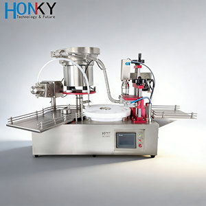 Machine de remplissage automatique de flacons de diluant biologique de bureau pour liquides et crèmes cosmétiques, électrique, avec pompe en céramique et composants PLC - Product Image 1