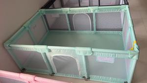 Grande forma quadrata regolabile recinzione pieghevole <span class=keywords><strong>Playpen</strong></span> rimovibile gattonare Guardrail per neonati e bambini piccoli - Product Image 6