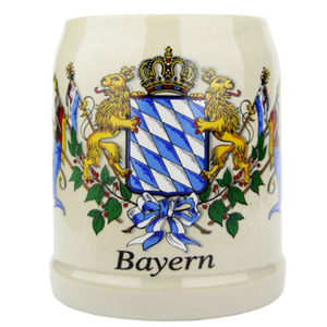 Jarra de cerveza de gres de <span class=keywords><strong>águila</strong></span> alemana y crestas 0,5 litros - Product Image 2