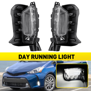 Luces LED DRL delanteras AUXITO para circulación diurna, izquierda y derecha, para Toyota Prius Plus Alpha 2016-2022 - Product Image 5