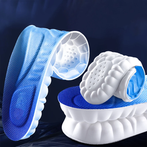 แผ่นรองพื้นรองเท้ากีฬา 4D PU นุ่ม ระบายอากาศ ซับแรงกระแทก สำหรับรองเท้าวิ่ง ผู้ชาย ผู้หญิง รองรับอุ้งเท้า - Product Image 1
