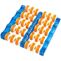 Hot Dual Foot Massager Roller Acupressure & Reflexology Tool