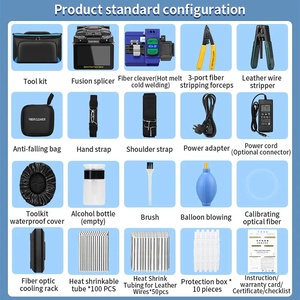 Giuntatrice a Fusione per Fibra <span class=keywords><strong>Ottica</strong></span> COMPTYCO A-80S <span class=keywords><strong>SM</strong></span> MM con Schermo Touch Multilingue, Macchina per Saldatura del Nucleo con OPM e VFL Integrati - Product Image 6