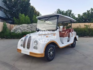 Carro Eléctrico Clásico Vintage de 5 Plazas para Turismo, Batería de Litio de 72V, Los Mejores Carritos de Golf para Turismo - Product Image 3