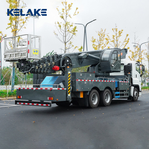 Nouvelle plateforme de travail aérienne isolée hydraulique diesel Isuzu 4x2 à bras télescopique, hauteur de travail 8-45m, Euro 3, manuelle - Product Image 1
