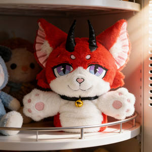 Gants de tête en fourrure de dessin animé personnalisés, costume de mascotte, marionnettes à main, personnages en peluche, fourrure, cosplay, pattes, jouets éducatifs - Product Image 6