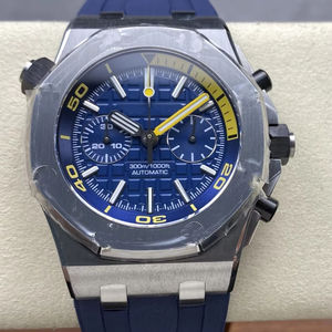 High Quality 42MM Mechanical Watch ETA 3124 Movement Luminous Display 26703 Multi-Function Chrono Steel Factory Direct - Product Image 1