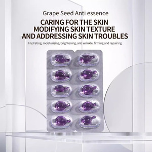 Capsules de sérum anti-âge aux pépins de raisin, lot de 10 pour le soin de la peau des femmes - Product Image 4