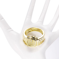 Bijoux CM Vente en gros Bijoux de mode Joyas Dernier Anillo De Plata Montre unique en platine de haute qualité Bague plaquée or 14 carats unisexe
