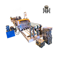 Machine de formage de panneaux d'étagères entièrement automatique - Ligne de production de panneaux de rayonnage à largeur réglable contrôlée par PLC