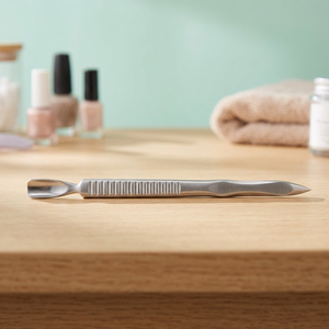 Pousse-cuticules double embout en acier inoxydable, réutilisable, outil de manucure de qualité supérieure, forme double tête, personnalisable - Product Image 2