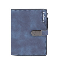 Baellerry Dompet Pendek Wanita, Dompet Kulit Pengait Modern Banyak Slot Kartu Pu Kustom untuk Perempuan