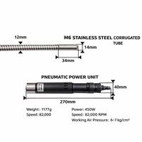 Meuleuse industrielle à arbre flexible 110 V, outil électrique pour le polissage de tuyaux coudés, le meulage de pièces moulées et le meulage de moules