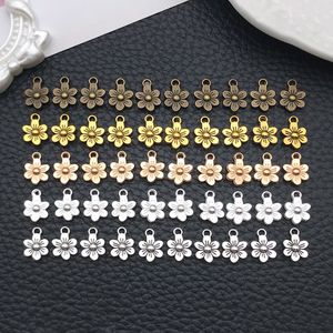 จี้รูปดอกไม้โลหะผสมสังกะสีสำหรับทำเครื่องประดับ DIY อุปกรณ์เสริมจี้แฟชั่นสำหรับทุกเพศ - Product Image 1
