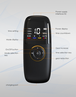 Appareil de thérapie faciale portable à LED BioMol avec lumières infrarouges rouges 415nm 605nm 635nm 850nm Prise USB pour le traitement du visage