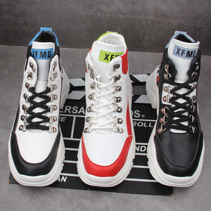 Nuove <span class=keywords><strong>Scarpe</strong></span> Casual Bianche da Uomo 2026 con Suola Alta e Spessa Antiscivolo, Alla Moda, per Interni ed Esterni, con <span class=keywords><strong>Rialzo</strong></span> - Product Image 3