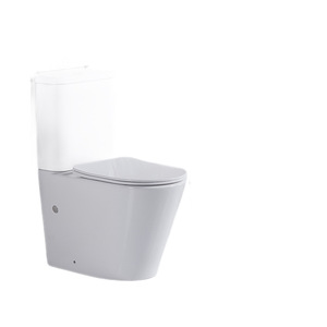 WC mural en céramique deux pièces 6093B, entreaxe 180 mm, chasse d'eau par siphon, sortie arrière - Product Image 2