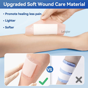 Parches de Silicona con Logotipo Personalizado, Apósitos Superabsorbentes para Heridas, Adhesivo Suave, Cuidado de Heridas con Exudado Abundante, Polímero Ultrasorb - Product Image 4