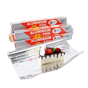 Rouleau de papier <span class=keywords><strong>aluminium</strong></span> composite multi-usages 30 cm pour réfrigérateur, congélateur, four - Essentiel pour l'emballage alimentaire en cuisine - Product Image 1