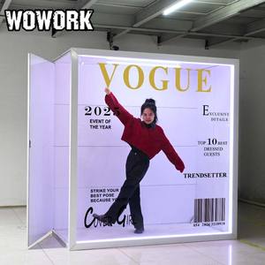 WOWORK Fushun 2026, bar extérieur/intérieur, <span class=keywords><strong>grande</strong></span> lettre d'amour en acrylique 3D RGB pour la décoration de scène de fête - Product Image 6