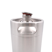 Sortie d'usine 304 ss robinet à bière twist-tube lance distributeur équipement système de baril de bière de 2 litres distributeur fût kit avec co2 régulateur