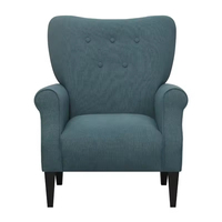 Fauteuil d'appoint modulaire en tissu à dossier haut de style nordique pour salon d'appartement