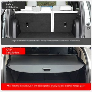 Cache-coffre pliable professionnel en PVC pour SUV, compatible avec Equation Leopard Titanium 7 - Product Image 2