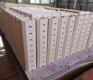 Gạch chịu lửa Zirconium <span class=keywords><strong>mullite</strong></span> cho lò nung thủy tinh cách nhiệt-hàn cắt độ khúc xạ cao (1580-1770c) ISO9001 CE - Product Image 6