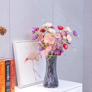 Fleur artificielle haut de gamme de luxe léger, bouquet bionique de <span class=keywords><strong>rhododendron</strong></span> pour décoration intérieure de salon et table à manger - Product Image 2