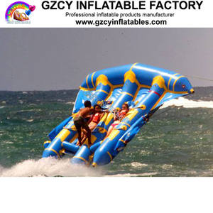 Jouet aquatique gonflable remorquable en forme de <span class=keywords><strong>raie</strong></span> <span class=keywords><strong>manta</strong></span> volante, certifié CE, en PVC, capacité de 100 à 500 kg pour 5 à 10 passagers, comprend - Product Image 6