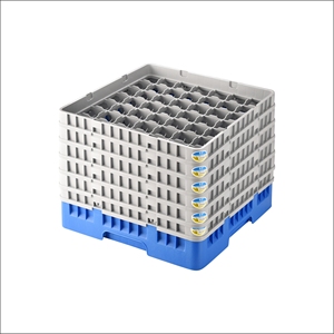 ตะกร้าใส่จานชามพลาสติกสำหรับเครื่องล้างจาน รุ่น ZS49 ยี่ห้อ 49 Grid Gray China Hotel and Kitchen สำหรับเก็บมีด ส้อม ชาม แก้วไวน์ แก้วน้ำ - Product Image 5