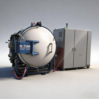 Fourneau de frittage horizontal Nuotian Quality Choice à atmosphère contrôlée sous vide, chauffage par induction, fonctionnalités programmables, 2400°C