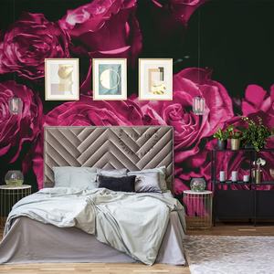 Hermoso <span class=keywords><strong>fondo</strong></span> rosa negro papel tapiz moderno para sala <span class=keywords><strong>de</strong></span> estar - Product Image 1