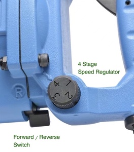 Taladro Neumático Reversible de Alta Resistencia TY18716, Capacidad de 16 mm (5/8 pulgadas) para perforar, cortar con sierra perforadora y escariar, 1000 rpm, Mango en D - Product Image 5