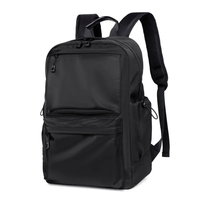 Sac à dos pour ordinateur portable en nylon imperméable pour homme, simple, pour le travail, les voyages, l'école et le quotidien
