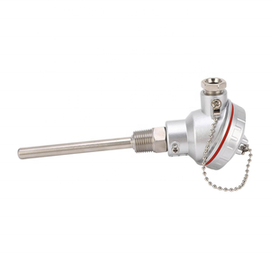 جهاز استشعار درجة الحرارة <span class=keywords><strong>PT100</strong></span> من مصنع HY مسبار خيط حراري من 0 إلى 400C مقياس حرارة بلاتيني مقاوم للحرارة مستشعر Thermowell Rtd - Product Image 2