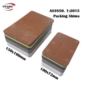 حشوة بلاستيكية مسطحة حديثة وصديقة للبيئة مقاس 100*75 ملم و 150*100 ملم، حشوة هيكلية بقدرة تحمل 20 طن لتسوية الخرسانة مسبقة الصب - Product Image 3