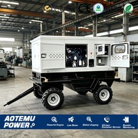 Générateur diesel silencieux sur remorque 800kw 100kw 120kw 180kva 200kva 225kva 250kva 300kva 325kva 350kva 375kva 400kva Triphasé ATS