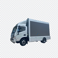 Le camion de publicité mené mobile extérieur a mené le panneau d'affichage mené par camions d'écran avec la boîte d'expansion et le camion d'étape