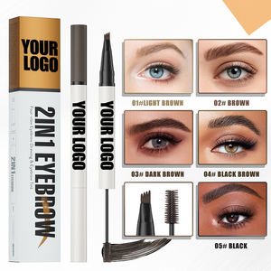 <span class=keywords><strong>Crayon</strong></span> à <span class=keywords><strong>sourcils</strong></span> à <span class=keywords><strong>4</strong></span> <span class=keywords><strong>pointes</strong></span> et gel teinté pour <span class=keywords><strong>sourcils</strong></span>, stylo à <span class=keywords><strong>sourcils</strong></span> double embout, brosse, imperméable, longue durée - Product Image 6