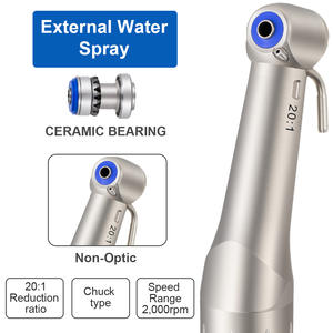 Tandheelkundige 20:1 Reductie Contra Hoek Handstuk Tandheelkundige Lage Snelheid Handstuk Tandheelkundig Implantaat Met E-Type Connector - Product Image 2
